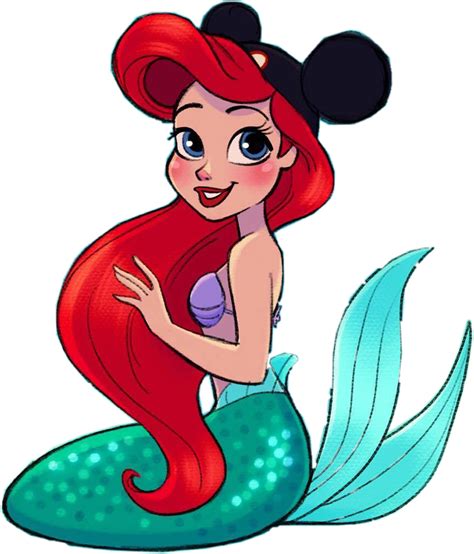 ariel cartoon drawing